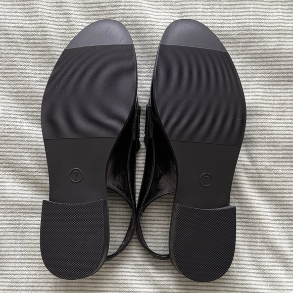 Universal Thread Black Patent Slingback Loafers Like New Size 7 - Picture 3 of 4